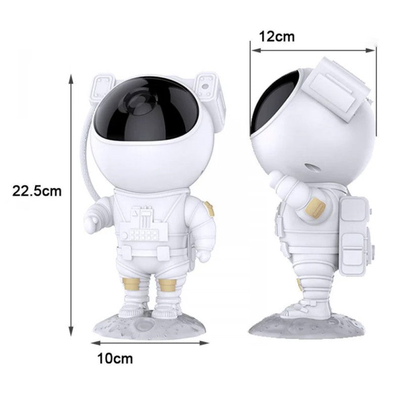 Projetor Astronauta de Galáxia SpaceVision - Luz Noturna Incrível