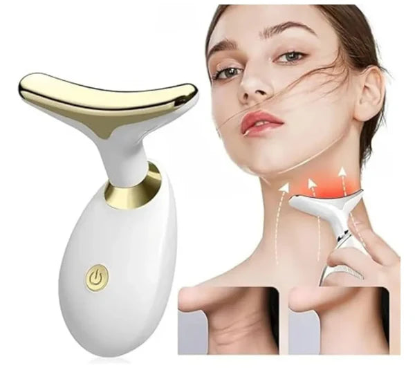 Massageador Facial Rejuvenescedor com Fototerapia Anti-Rugas