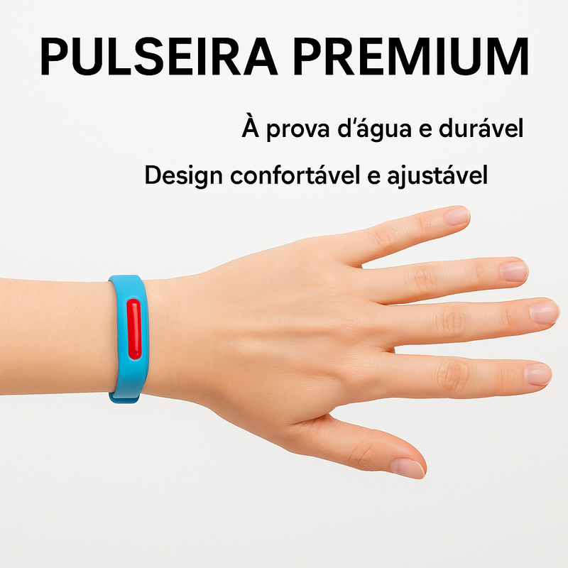 Repello - Pulseira Humana Antipulgas, Carrapatos e Mosquitos (Proteção Avançada)