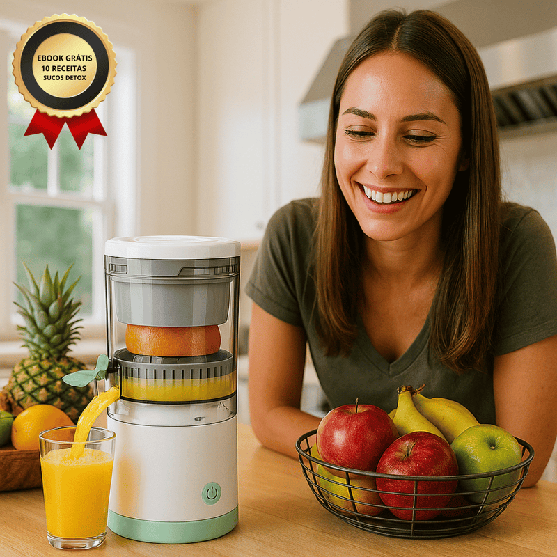 Espremedor Elétrico FastFruit Portátil USB [OFERTA ESPECIAL]